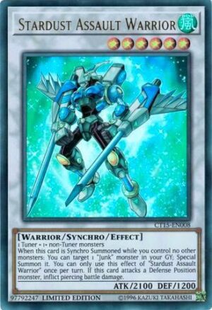 Stardust Assault Warrior - CT15-EN008 - Ultra Rare