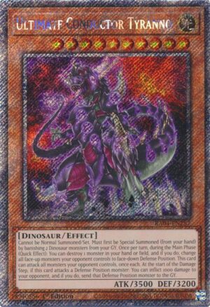Ultimate Conductor Tyranno - RA04-EN287 - Platinum secret rare