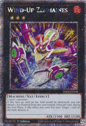 Wind-Up Zenmaines - RA04-EN168 - Platinum secret rare