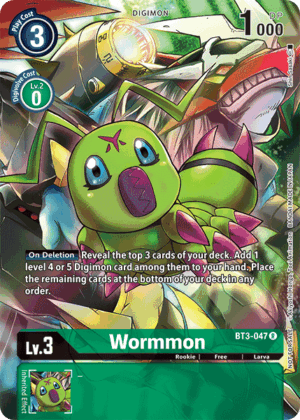 Wormmon (Tamer's Evolution Box 2) - Release Special Booster 1.0 (BT3-047 R)