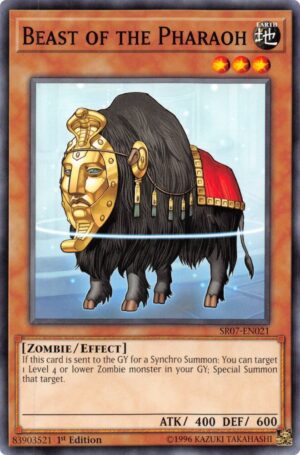 Beast of the Pharaoh - SR07-EN021 - Common
