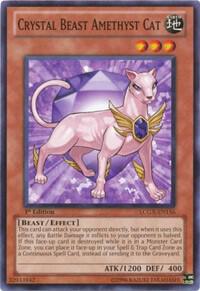 Crystal Beast Amethyst Cat - LCGX-EN156 - Common