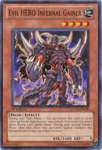 Evil HERO Infernal Gainer - LCGX-EN030 - Common