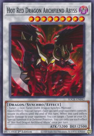 Hot Red Dragon Archfiend Abyss - SDCK-EN042 - Common