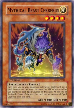 Mythical Beast Cerberus - SD6-EN002 - Common