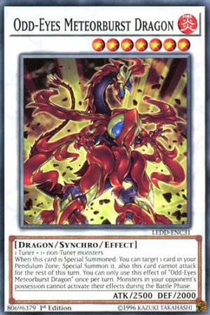 Odd-Eyes Meteorburst Dragon - LEDD-ENC31 - Common