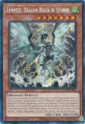 Tempest, Dragon Ruler of Storms - RA03-EN011 - Secret Rare