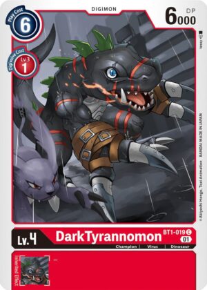 DarkTyrannomon - BT1-019 (Alternate Art) - Starter Deck 07: Gallantmon (ST-7)