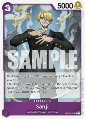 Sanji (070) - Legacy of the Master (OP12-070 R)