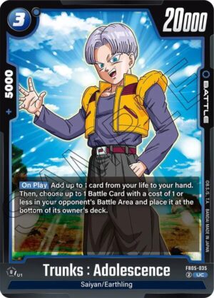 Trunks : Adolescence - New Adventure (FB05-035 UC)