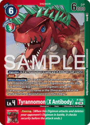 Tyrannomon (X Antibody) - Limited Card Pack -Billion Bullet- (LM-06)