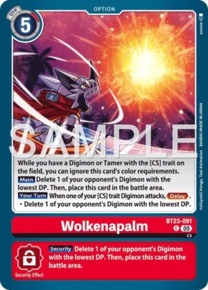 Wolkenapalm - Hackers' Slumber (BT23-091 C)