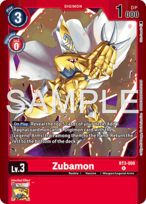Zubamon - Limited Card Pack -Billion Bullet- (LM-06)