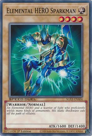 Elemental HERO Sparkman - SGX1-ENA04 - Common