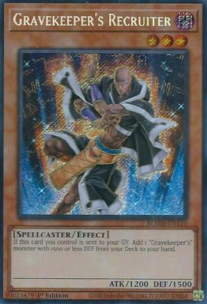 Gravekeeper's Recruiter - BLMM-EN110 - Secret Rare