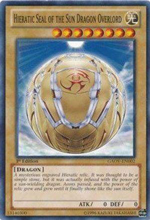 Hieratic Seal of the Sun Dragon Overlord - GAOV-EN002 - Common