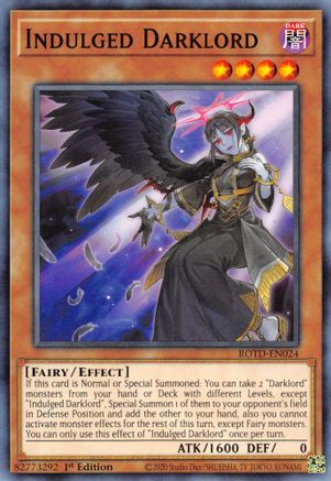 Indulged Darklord - ROTD-EN024 - Common