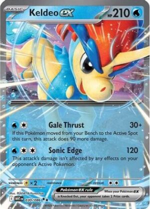 Keldeo ex - 030/086 - Double Rare