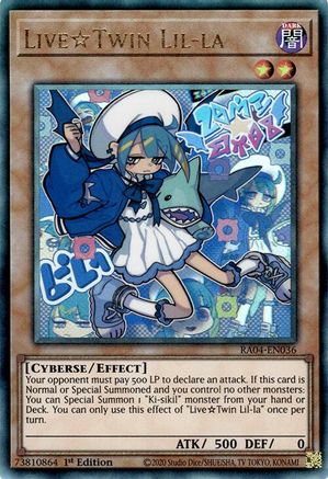 LiveTwin Lil-la - RA04-EN036 - Prismatic Ultimate Rare