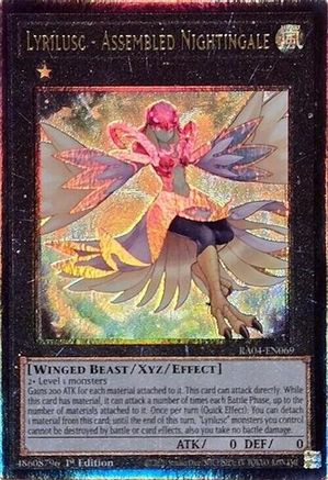 Lyrilusc - Assembled Nightingale - RA04-EN069 - Prismatic Ultimate Rare