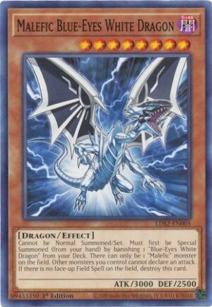 Malefic Blue-Eyes White Dragon - LDS2-EN005 - Common