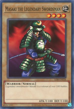 Masaki the Legendary Swordsman - LOB-EN038 - Common