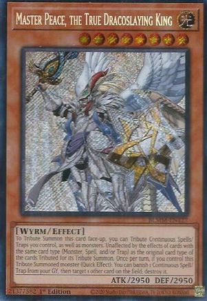 Master Peace, the True Dracoslaying King - BLMM-EN127 - Secret Rare