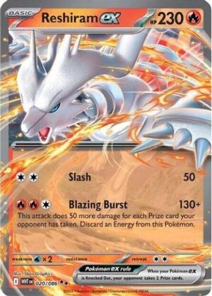 Reshiram ex - 020/086 - Double Rare