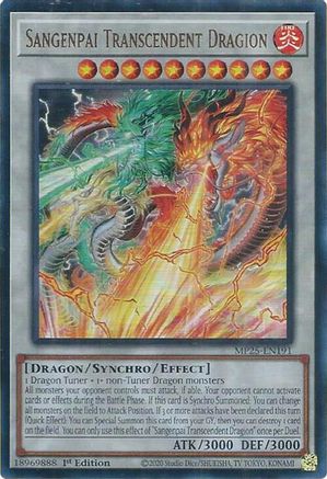Sangenpai Transcendent Dragion - MP25-EN191 - Ultra Rare