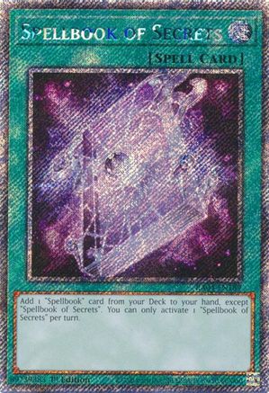 Spellbook of Secrets - RA04-EN189 - Platinum Secret Rare