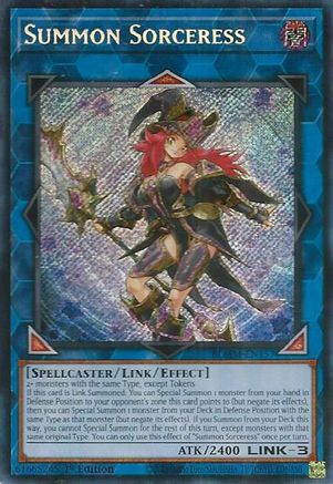 Summon Sorceress - BLMM-EN157 - Secret Rare