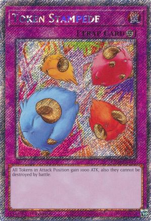 Token Stampede - RA04-EN149 - Platinum Secret Rare