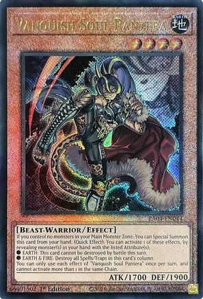 Vanquish Soul Pantera - RA04-EN044 - Prismatic Ultimate Rare