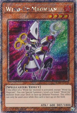 Wind-Up Magician - RA04-EN153 - Platinum Secret Rare