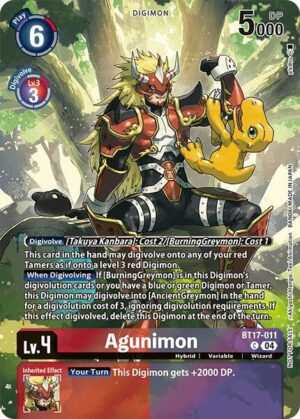 Agunimon (Legend Pack 2024 Box Topper) - Chain of Liberation (BT17-011 U)