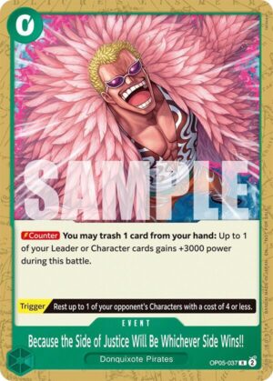 Because the Side of Justice Will Be Whichever Side Wins!! (Tournament Pack 2025 Vol. 4) - One Piece Promotion Cards (OP-PR)