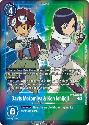 Davis Motomiya & Ken Ichijoji (Box Topper) - New Awakening (BT8-088 R)