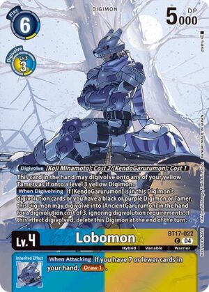Lobomon (Legend Pack 2024 Box Topper) - Chain of Liberation (BT17-022 C)