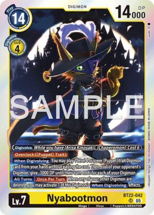 Nyabootmon - Cyber Eden (BT22-042 SR)