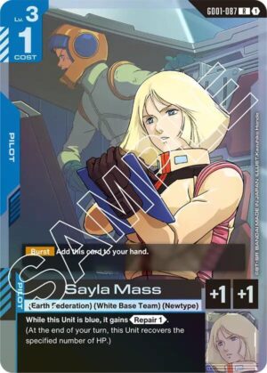 Sayla Mass - Newtype Rising (GD01-087 R)