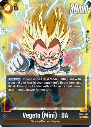 Vegeta (Mini) : DA - FB06-084 - Rivals Clash (FB06-084 SR)