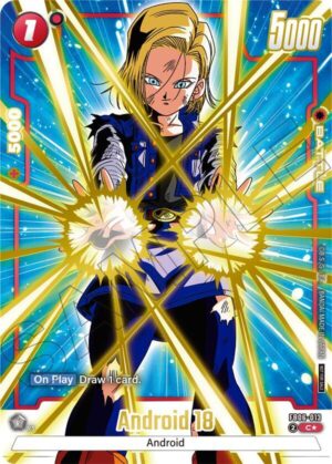 Android 18 (Limited Pack 02) (Alternate Art) - Tournament and Championship Promos (DBSFW_TPR)