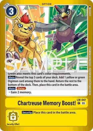 Chartreuse Memory Boost! - Limited Card Pack -Billion Bullet- (LM-06)