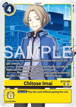 Chitose Imai - Hackers' Slumber (BT23-081 SR)