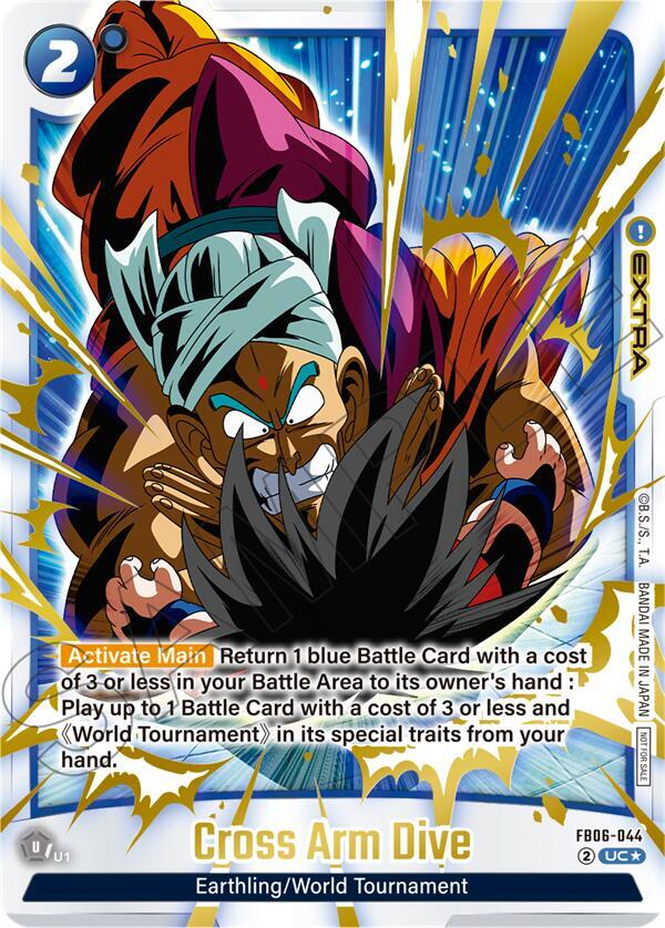 Cross Arm Dive (Limited Pack 02) (Alternate Art) - Tournament and Championship Promos (DBSFW_TPR)