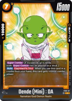 Dende (Mini) : DA - Starter Deck 8: Vegeta (Mini) Super Saiyan 3 (FS08-07 C)