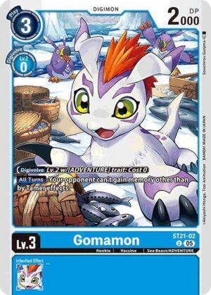 Gomamon - Starter Deck 21: Hero of Hope (ST21-02 U)