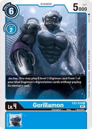Gorillamon - Digital Hazard (EX2-016 C)