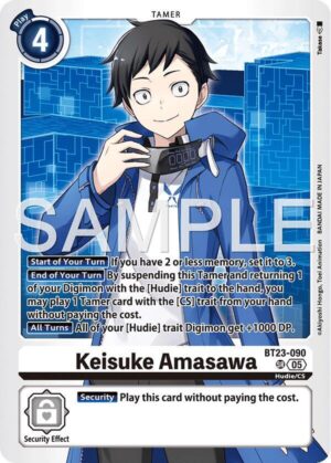 Keisuke Amasawa - Hackers' Slumber (BT23-090 SR)