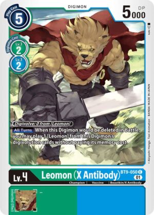 Leomon (X Antibody) - X Record (BT9-050 C)